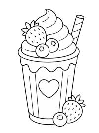 &Ccedil;ilekli milkshake&nbsp;