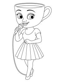 Balerin Cappuccina şarkı s&ouml;yl&uuml;yor