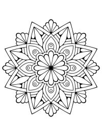 Çiçek mandala