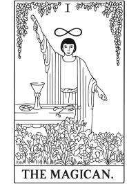 The Magician tarot kartı