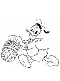Paskalya sepetli Donald Duck