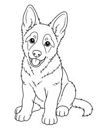 Alman &Ccedil;oban K&ouml;peği yavrusu