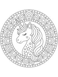 Unicorn mandalası