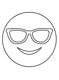 G&uuml;neş g&ouml;zl&uuml;kl&uuml; emoji