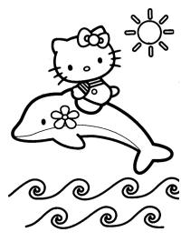 Yunusun üstünde Hello Kitty