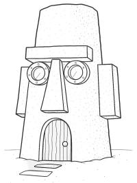 Squidward Tentacles'in evi