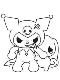 Kuromi, Cinnamoroll'u koruyor