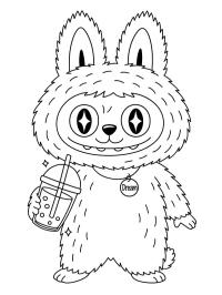Boba içen labubu