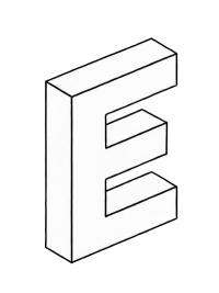 3D E harfi