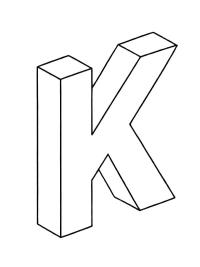 3D K harfi