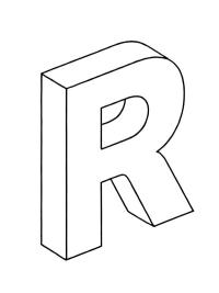 3D R harfi