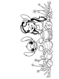 Lilo ve Stitch Paskalyayı Kutluyor