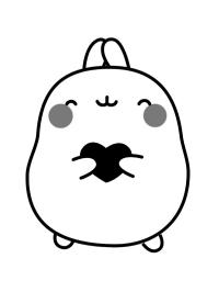 Molang kalp tutuyor