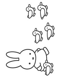 Miffy ve &ouml;rdek yavruları