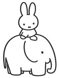 Filin &uuml;st&uuml;ndeki Miffy