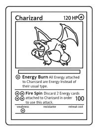 Pokemon kartı Shadowless Charizard