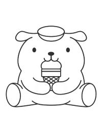Dondurma yiyen Pompompurin