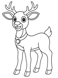 Kırmızı burunlu ren geyiği Rudolph