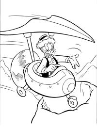 Gyro Gearloose Uçuyor