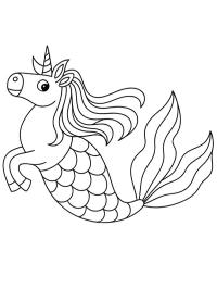 Unicorn denizkızı