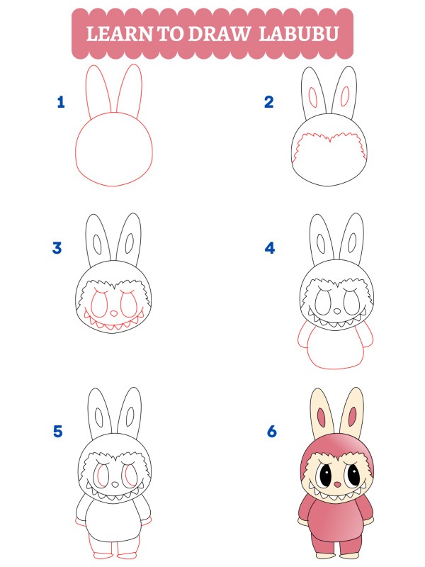 Labubu nasıl çizilir