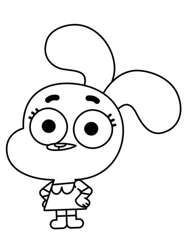 Anais Watterson Boyama sayfası Anais Watterson Boyama sayfası