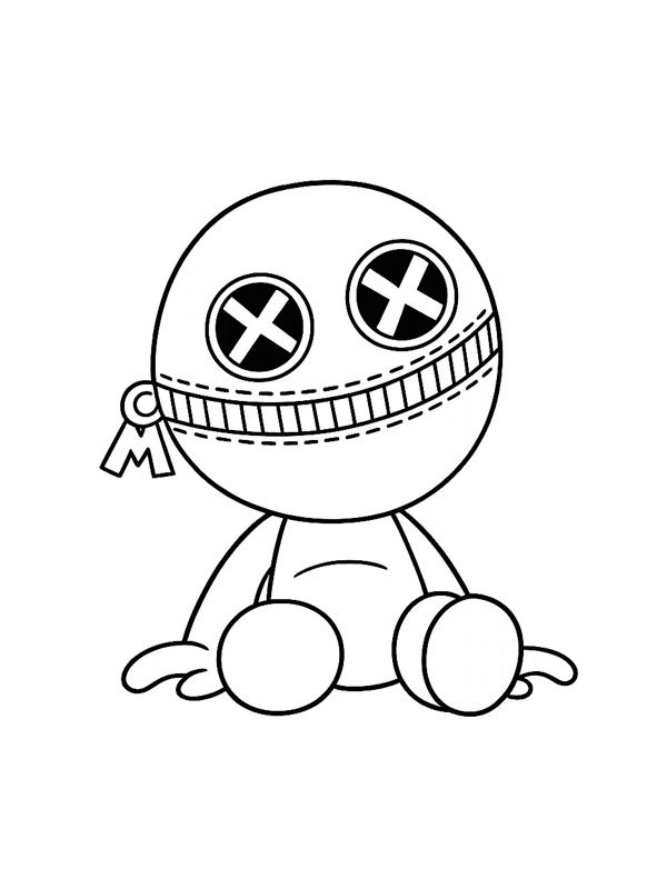 Blanky Blankz (Poppy Playtime) Boyama sayfası