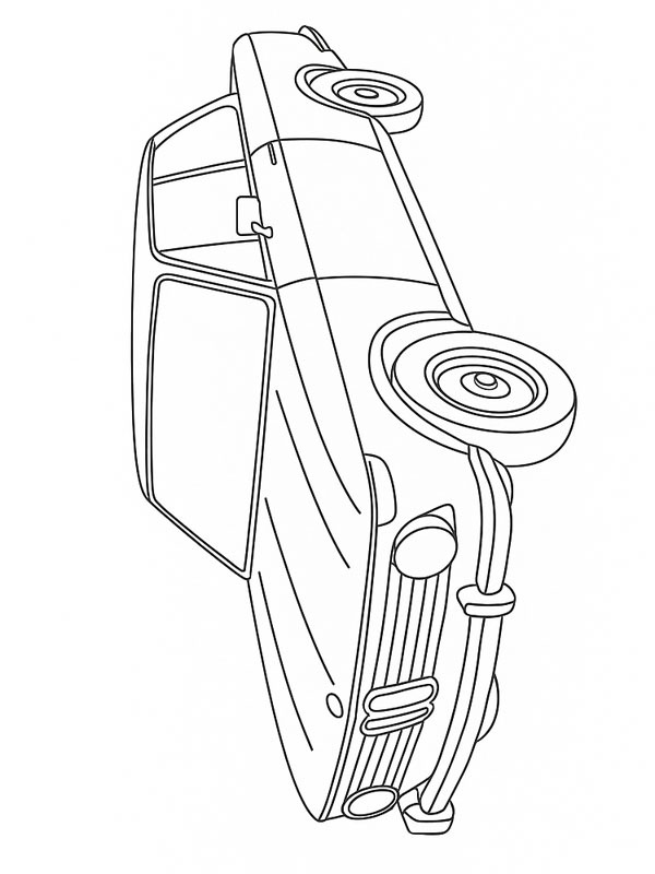 BMW 2002 Boyama sayfası BMW 2002 Boyama sayfası