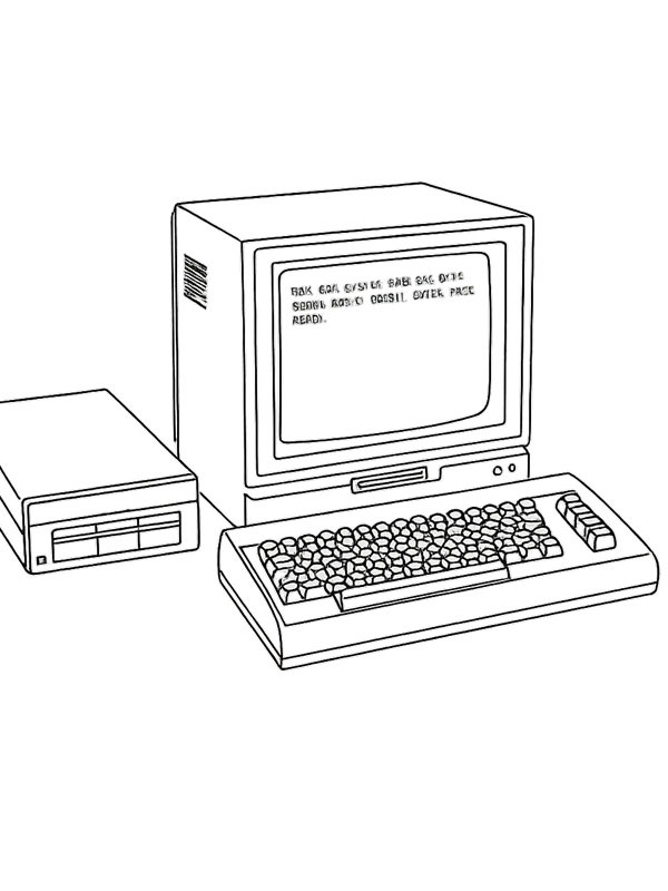 Commodore 64 Boyama sayfası Commodore 64 Boyama sayfası