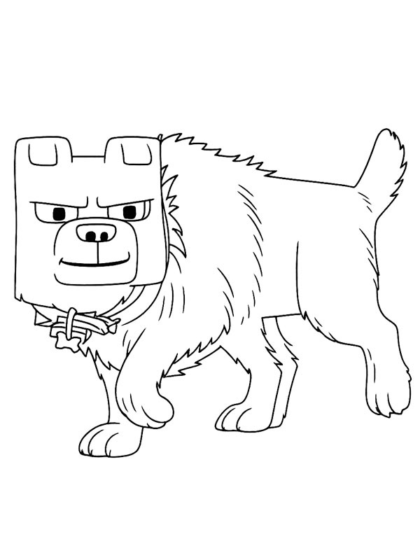 Dennis Minecraft Boyama sayfası Dennis Minecraft Boyama sayfası