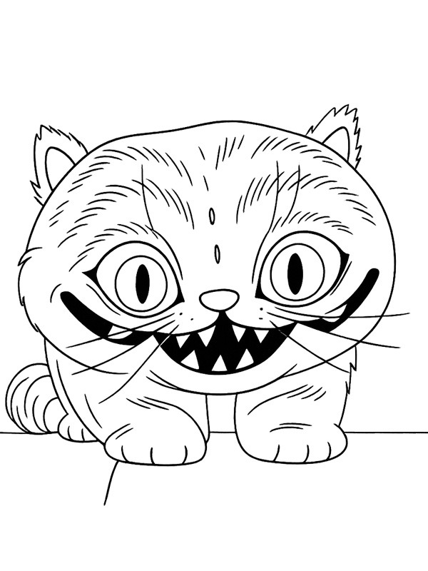 Derpy Tiger K-Pop: İblis Avcıları Boyama sayfası Derpy Tiger K-Pop: İblis Avcıları Boyama sayfası