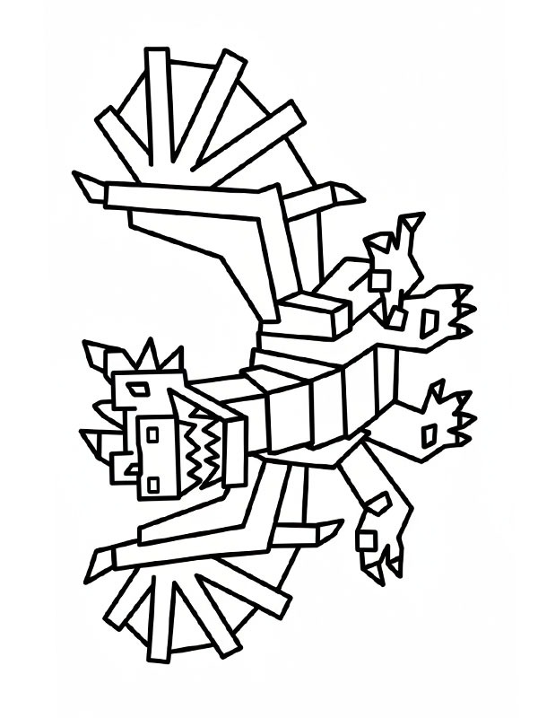 Dragon Cannelloni (Steal a Brainrot) Boyama sayfası Dragon Cannelloni (Steal a Brainrot) Boyama sayfası