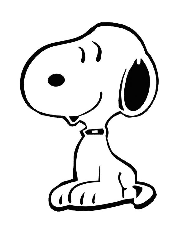 Snoopy Köpeği Boyama sayfası Snoopy Köpeği Boyama sayfası
