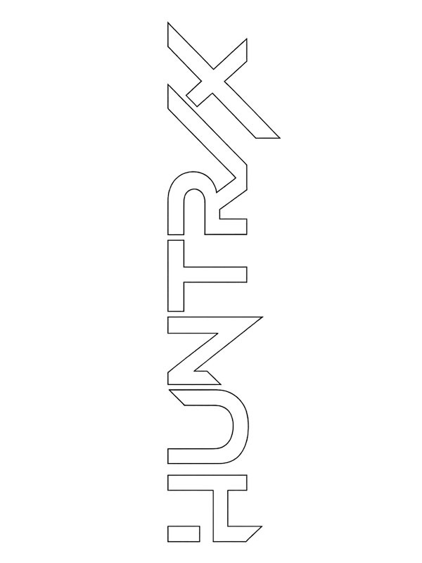 Huntrix logosu Boyama sayfası Huntrix logosu Boyama sayfası