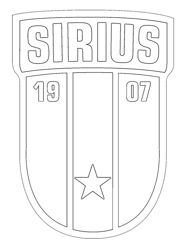 IK Sirius Futbol Kulübü Boyama sayfası IK Sirius Futbol Kulübü Boyama sayfası