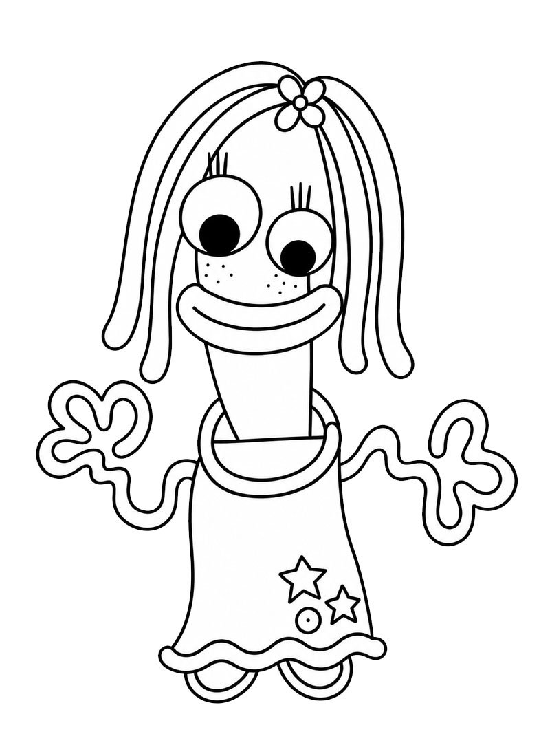 Karen Beverly (Toy Story) Boyama sayfası Karen Beverly (Toy Story) Boyama sayfası