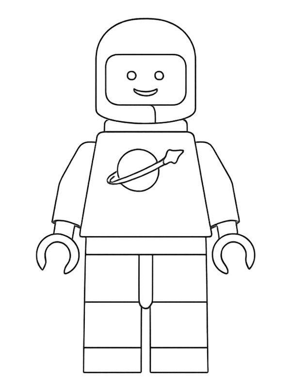 LEGO astronot Boyama sayfası LEGO astronot Boyama sayfası