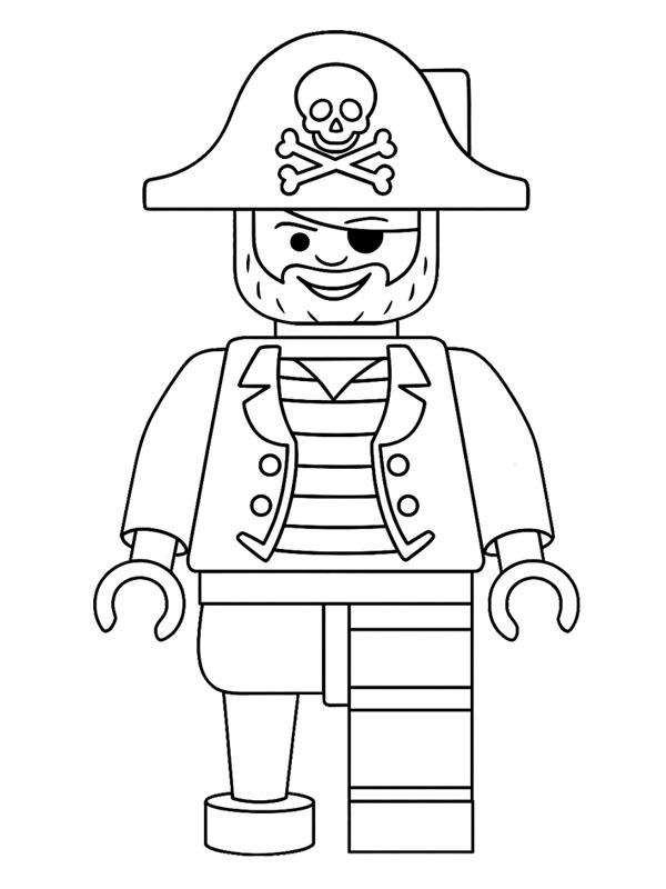 LEGO korsan Boyama sayfası LEGO korsan Boyama sayfası