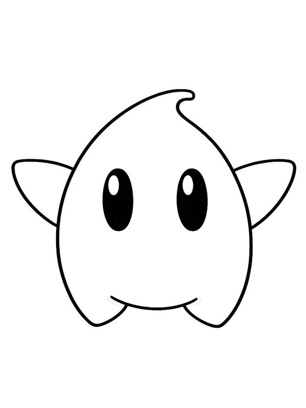 Luma (Super Mario Galaxy) Boyama sayfası Luma (Super Mario Galaxy) Boyama sayfası