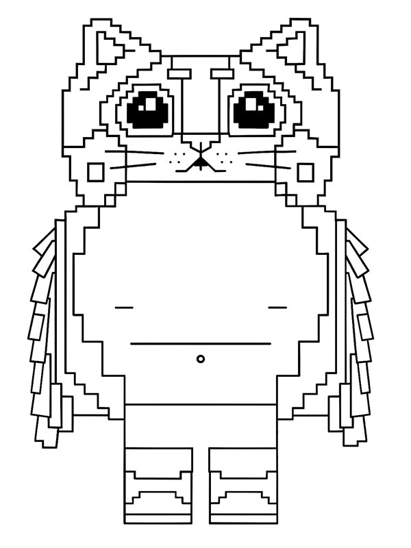 Meowl (Steal a Brainrot) Boyama sayfası Meowl (Steal a Brainrot) Boyama sayfası