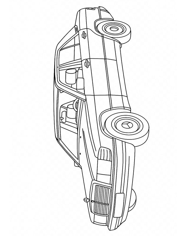 Mercedes-Benz 190 Boyama sayfası Mercedes-Benz 190 Boyama sayfası