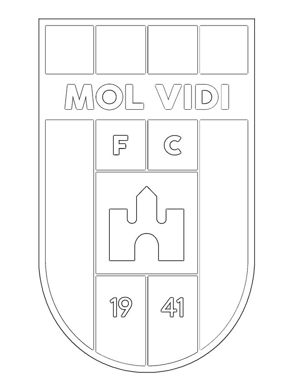 MOL Fehérvár Futbol Kulübü Boyama sayfası MOL Fehérvár Futbol Kulübü Boyama sayfası