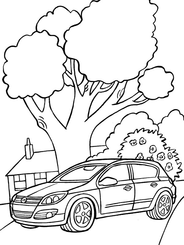 Opel Astra Boyama sayfası Opel Astra Boyama sayfası