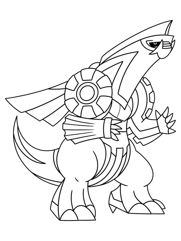Palkia (Pokemon) Boyama sayfası Palkia (Pokemon) Boyama sayfası