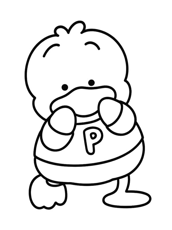 Pekkle (Sanrio) Boyama sayfası Pekkle (Sanrio) Boyama sayfası