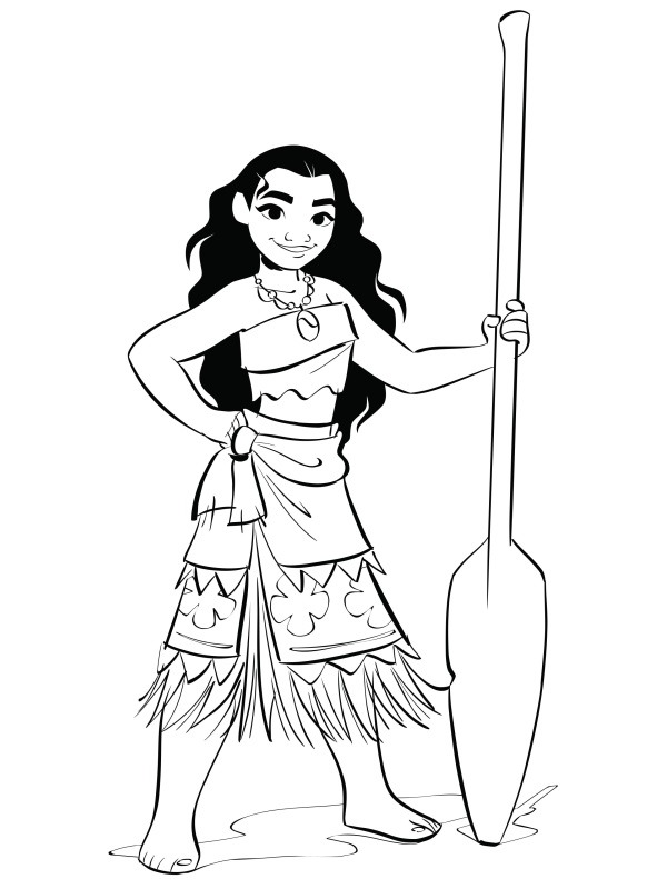 Moana Boyama sayfası Moana Boyama sayfası
