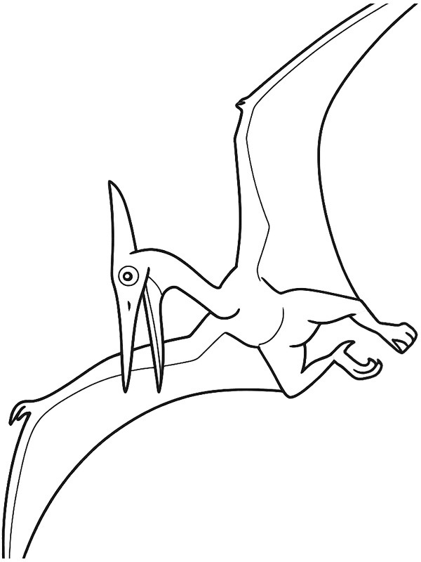 Pteranodon Boyama sayfası Pteranodon Boyama sayfası
