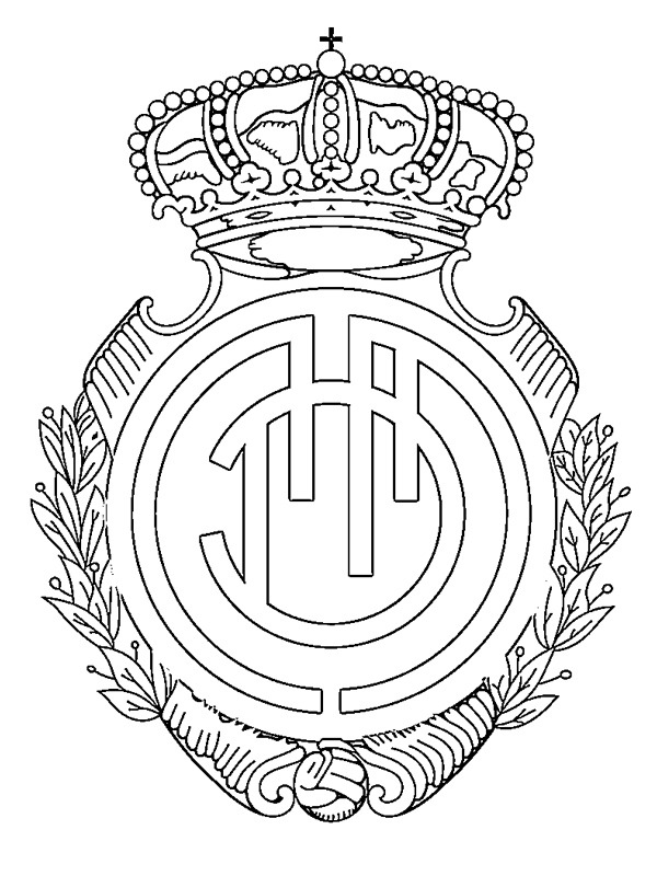 Real Mallorca Futbol Kulübü Boyama sayfası Real Mallorca Futbol Kulübü Boyama sayfası