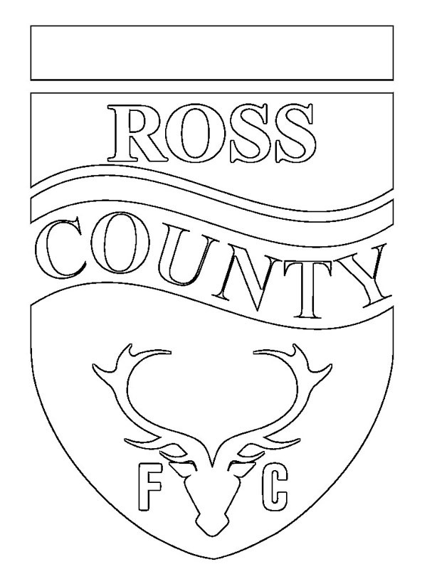 Ross County Futbol Kulübü Boyama sayfası Ross County Futbol Kulübü Boyama sayfası