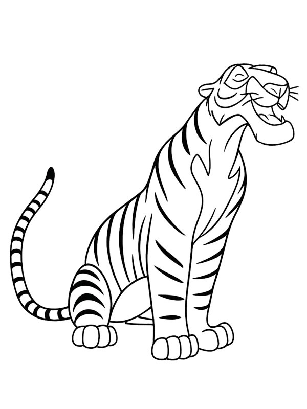 Shere Khan Boyama sayfası Shere Khan Boyama sayfası